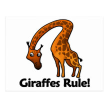 Giraffes Rule! Postcard