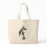 giraffes tote bag
