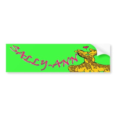giraffes, Untitled-1 Bumper Sticker by Adamcr2006