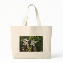 Giraffes X 2 Tote Bag