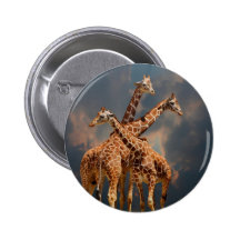 GIRAFFIC FANTASY PINBACK BUTTON