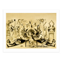 Girations grotesques par Eccentriques doué 1900 cartes postales