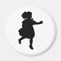 Girl1 Refrigerator Magnets