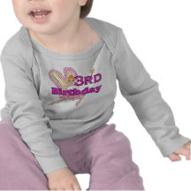 Girl 3rd birthday fairy princess shirts