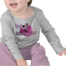 Girl 3rd birthday fairy princess tee shirts