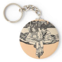 Girl and Boy Reading