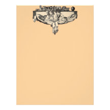 Girl and Boy Reading Letterhead