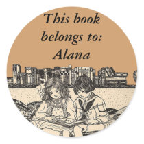 Girl and Boy Reading
