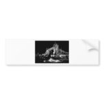 Girl And Dolphin Statue And Tower Bridge bumper stickers