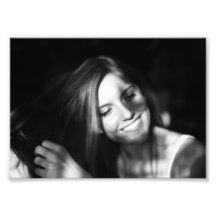 Girl at a Coffee Shop Photo Art