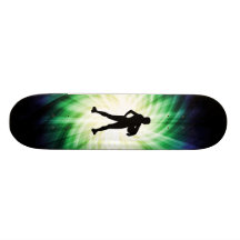 Girl Athlete; Cool Custom Skateboard