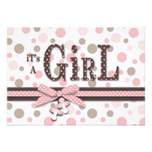 Girl Baby Shower Invitation