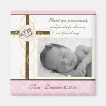Girl Baptism/Christening Favour - Photo Magnet