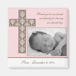 Girl Baptism/Christening Favour - Photo Magnet