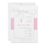 Girl Baptism Invitation