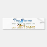 GIRL BARREL RACING BUMPER STICKERS
