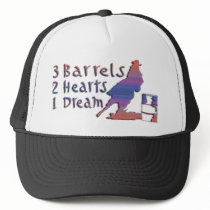 GIRL BARREL RACING TRUCKER HAT
