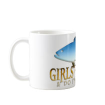 GIRL BASS FISHING MUGS