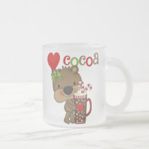 Girl Bear Cocoa Love Coffee Mugs