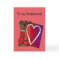 girl bear holding valentine for godparents card