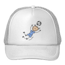 Girl Blue Soccer Uniform Tshirts and Gifts Trucker Hat