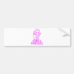 GIRL BOAR HUNTING BUMPER STICKERS