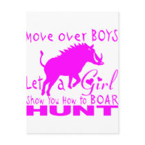 GIRL BOAR HUNTING POST CARDS