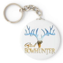 GIRL BOWHUNTER DEER KEY CHAINS
