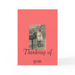Girl by dog phone greeting cards