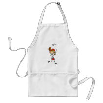 Girl Catching Baseball T-shirts and Gifts Aprons