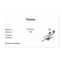 girl catching softball business card templates