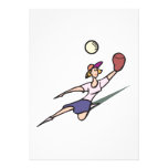 girl catching softball personalized announcements