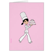 Girl Chef Print Cards