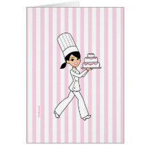 Girl Chef Print Cards