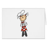 Girl Chef Stick Figure Cards