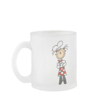 Girl Chef Stick Figure Tshirts and Gifts Coffee Mug