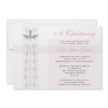 Girl Christening  Invitation