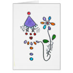 Girl Clown 3 Greeting Card