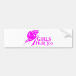 GIRL COON HUNTING BUMPER STICKERS