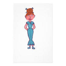 Girl Custom Stationery