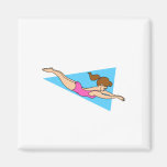 Girl Diver Magnet