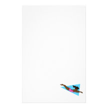 Girl Diver Stationery Design