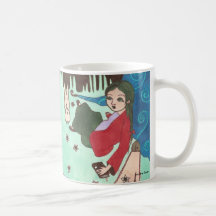 girl dreaming tree mug