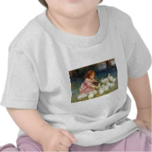 Girl feeding Rabbits T-shirt