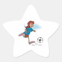 girl female playing soccer graphic sticker
