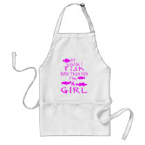 GIRL FISHING APRON