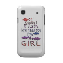 GIRL FISHING SAMSUNG GALAXY S CASES
