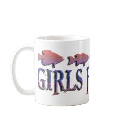 GIRL FISHING MUG by GirlzHuntNFish