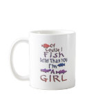 GIRL FISHING MUG