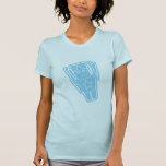 Girl Flies Blue on Blue Shirt